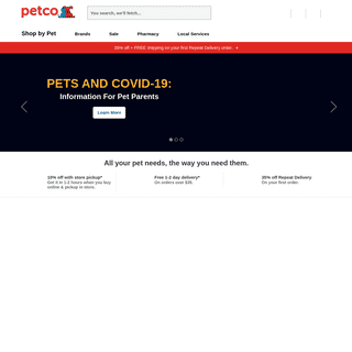 A complete backup of petco.com