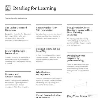 A complete backup of readingforlearning.org