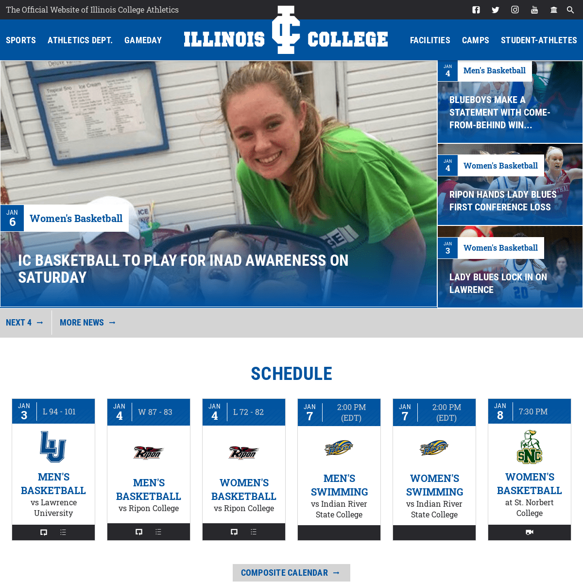 Illinois College Athletics - Official Athletics Website