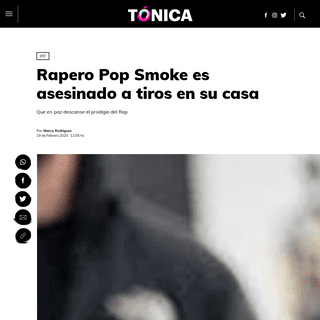 A complete backup of www.tonica.la/spot/Rapero-Pop-Smoke-es-asesinado-a-tiros-en-su-casa-20200219-0006.html