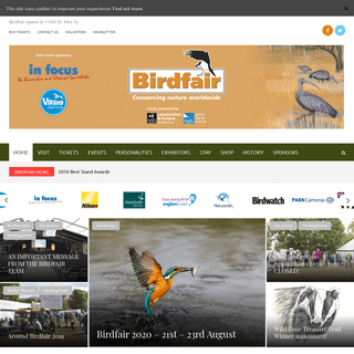 A complete backup of birdfair.org.uk