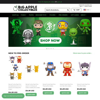 Funko Pop, FigPin, Collectibles and Toys â€“ Big Apple Collectibles
