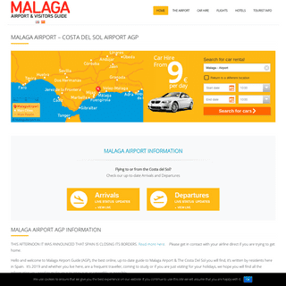 A complete backup of malagaairport.eu