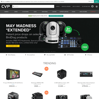 CVP.com - Professional Video Cameras, Broadcast Camcorders