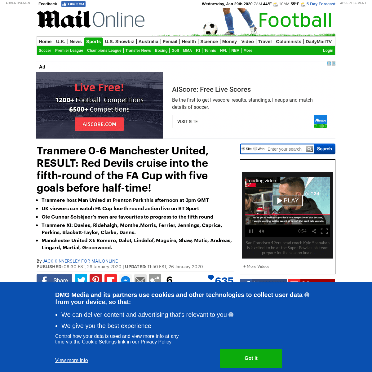 A complete backup of www.dailymail.co.uk/sport/football/article-7930847/Tranmere-vs-Manchester-United-FA-Cup-Fourth-Round-Live-s