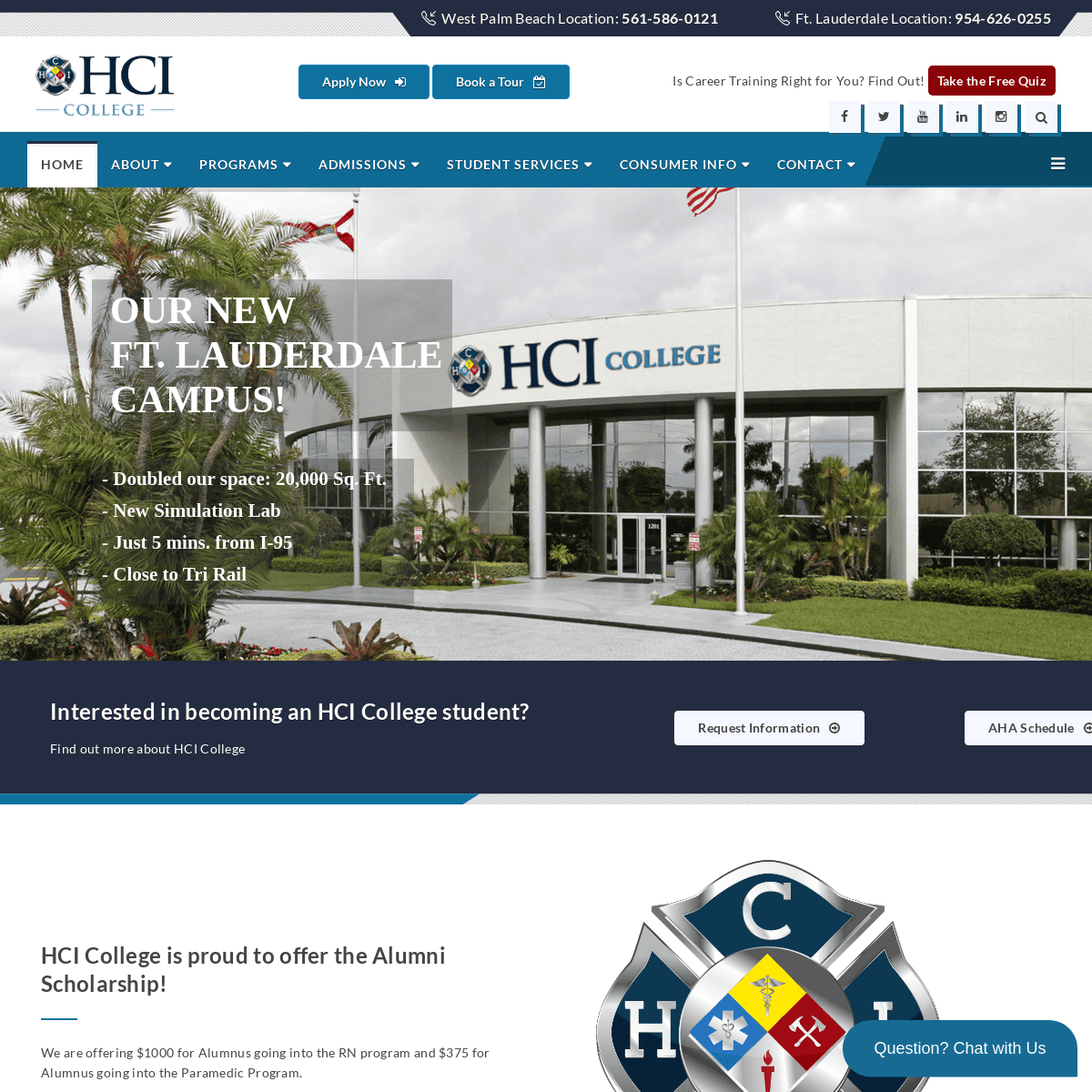 HCI College - Home