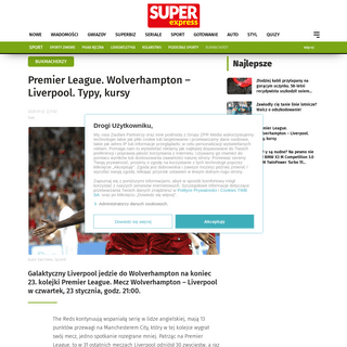 A complete backup of sport.se.pl/bukmacherzy/premier-league-wolverhampton-liverpool-typy-kursy-aa-uNvM-uM8R-m46S.html