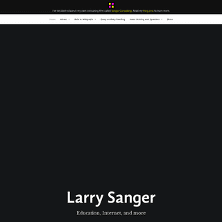 A complete backup of larrysanger.org
