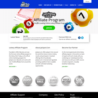 Mylotto.com - The World's Leading Online Lottery Affiliate Program