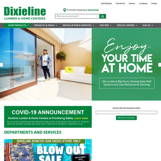 A complete backup of dixieline.com
