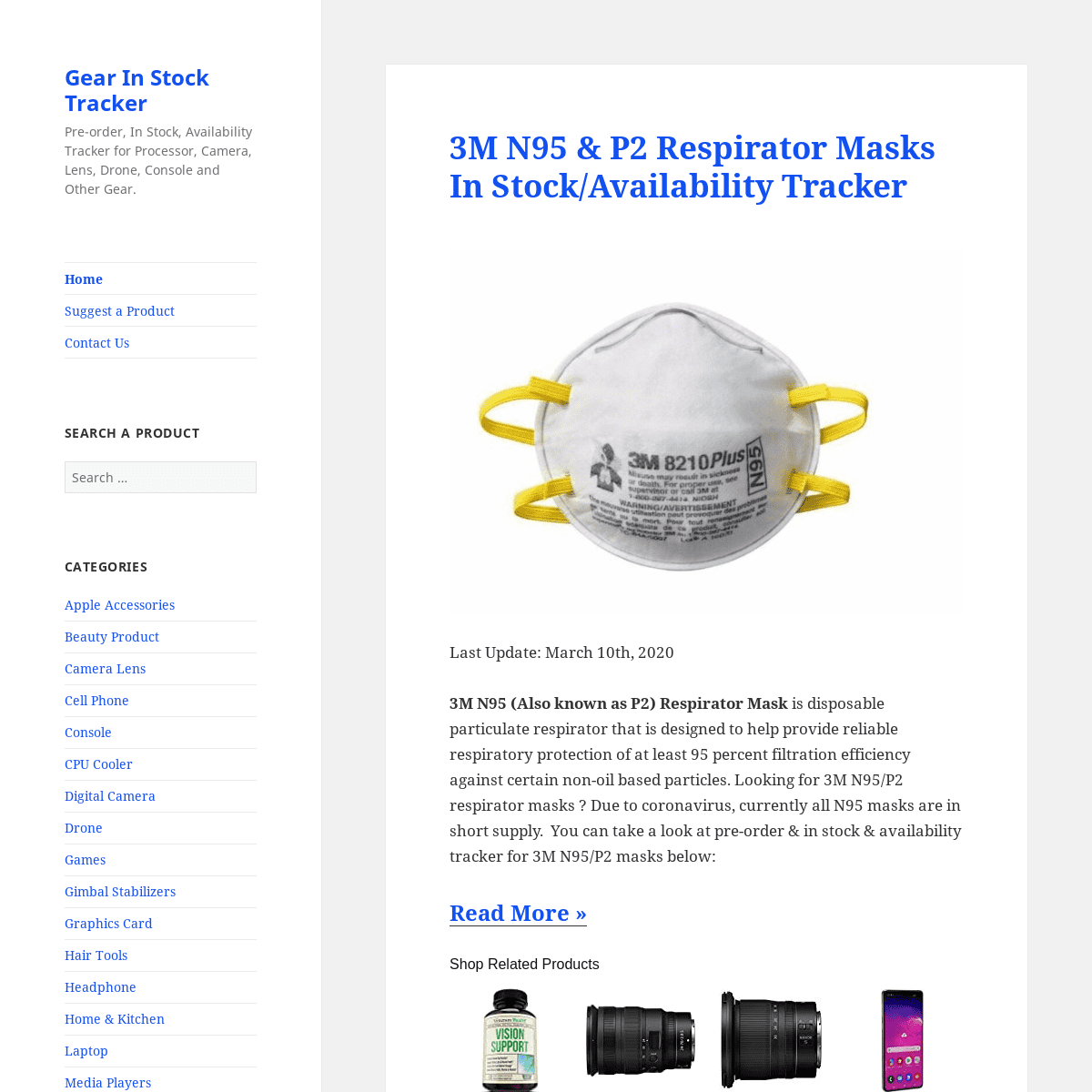 A complete backup of gearinstock.com
