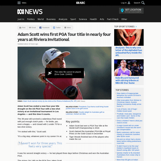 A complete backup of www.abc.net.au/news/2020-02-17/adam-scott-wins-first-tour-title-in-nearly-four-years/11971424