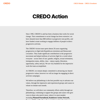 A complete backup of credoaction.com