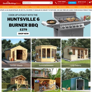 Sheds, Garden Buildings & Storage - Free Delivery, 24-7 Customer Svc
