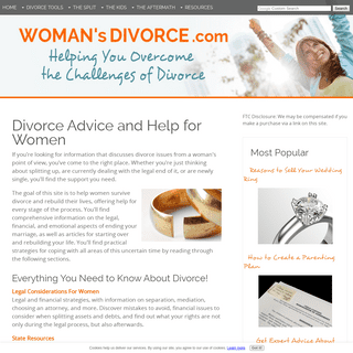 A complete backup of womansdivorce.com