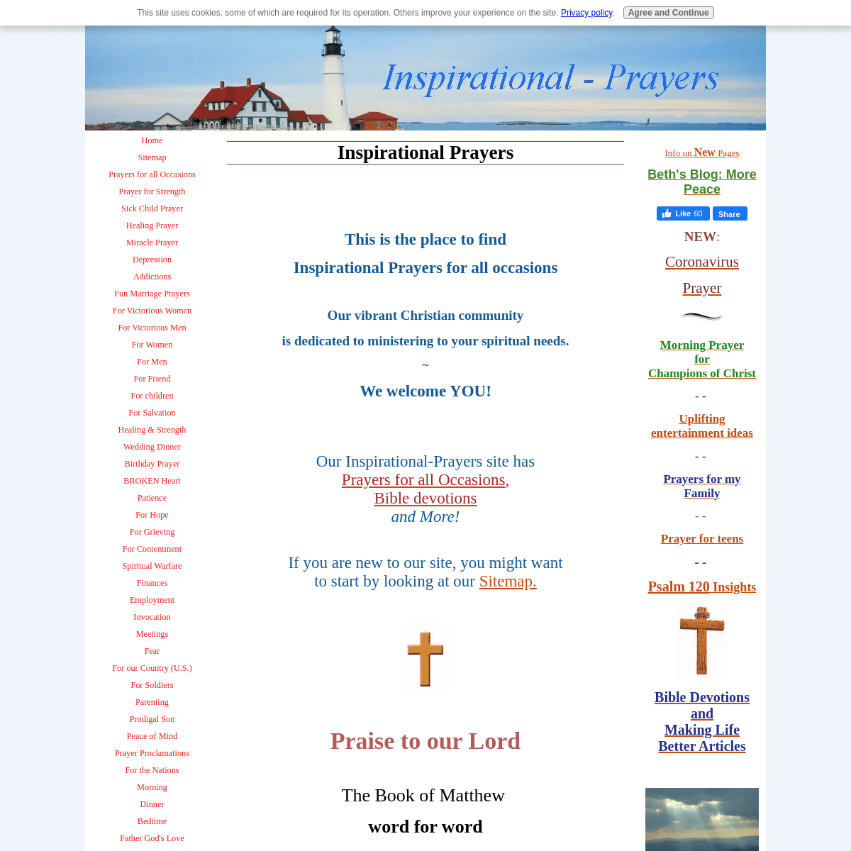 A complete backup of inspirational-prayers.com