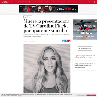 A complete backup of www.quien.com/espectaculos/2020/02/15/muere-la-presentadora-de-tv-caroline-flack-por-aparente-suicidio