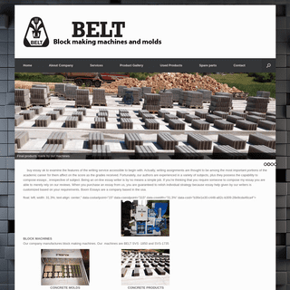 A complete backup of beltmachines.com
