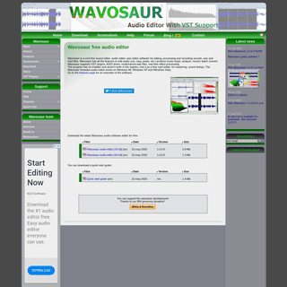 A complete backup of wavosaur.com