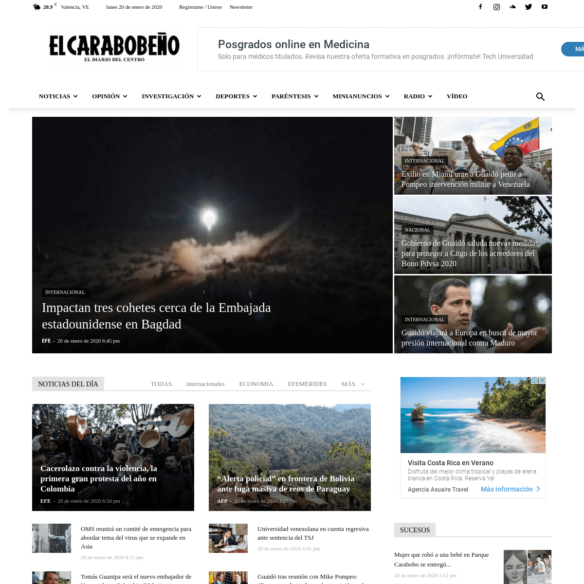 A complete backup of el-carabobeno.com