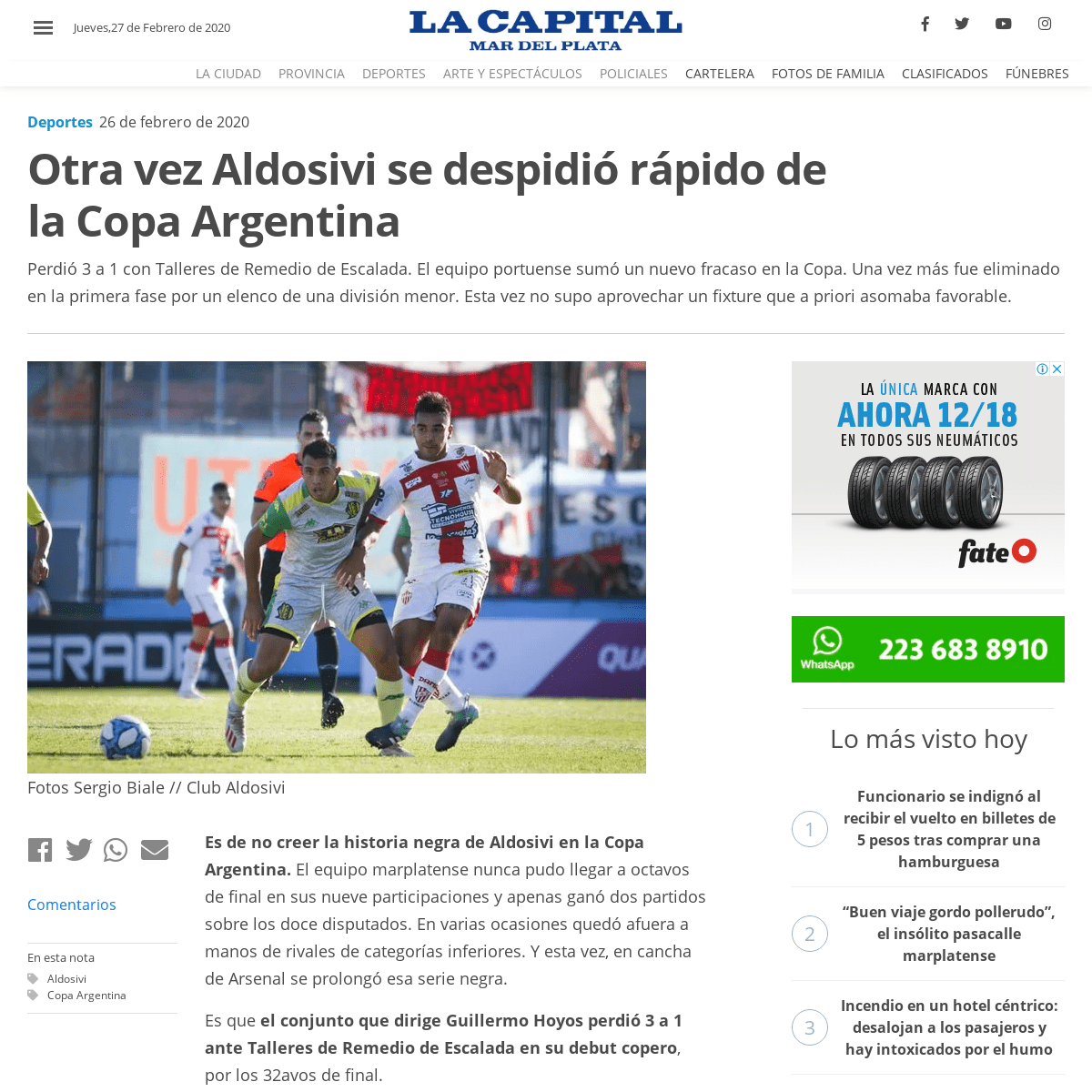 A complete backup of www.lacapitalmdp.com/aldosivi-quedo-eliminado-de-la-copa-argentina/