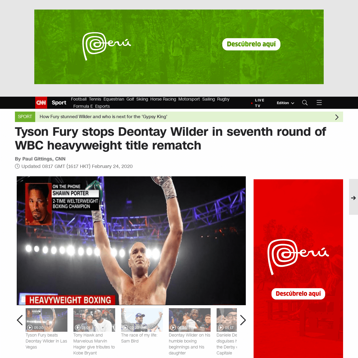 A complete backup of edition.cnn.com/2020/02/23/sport/fury-wilder2-heavyweight-title-rematch-las-vegas/index.html