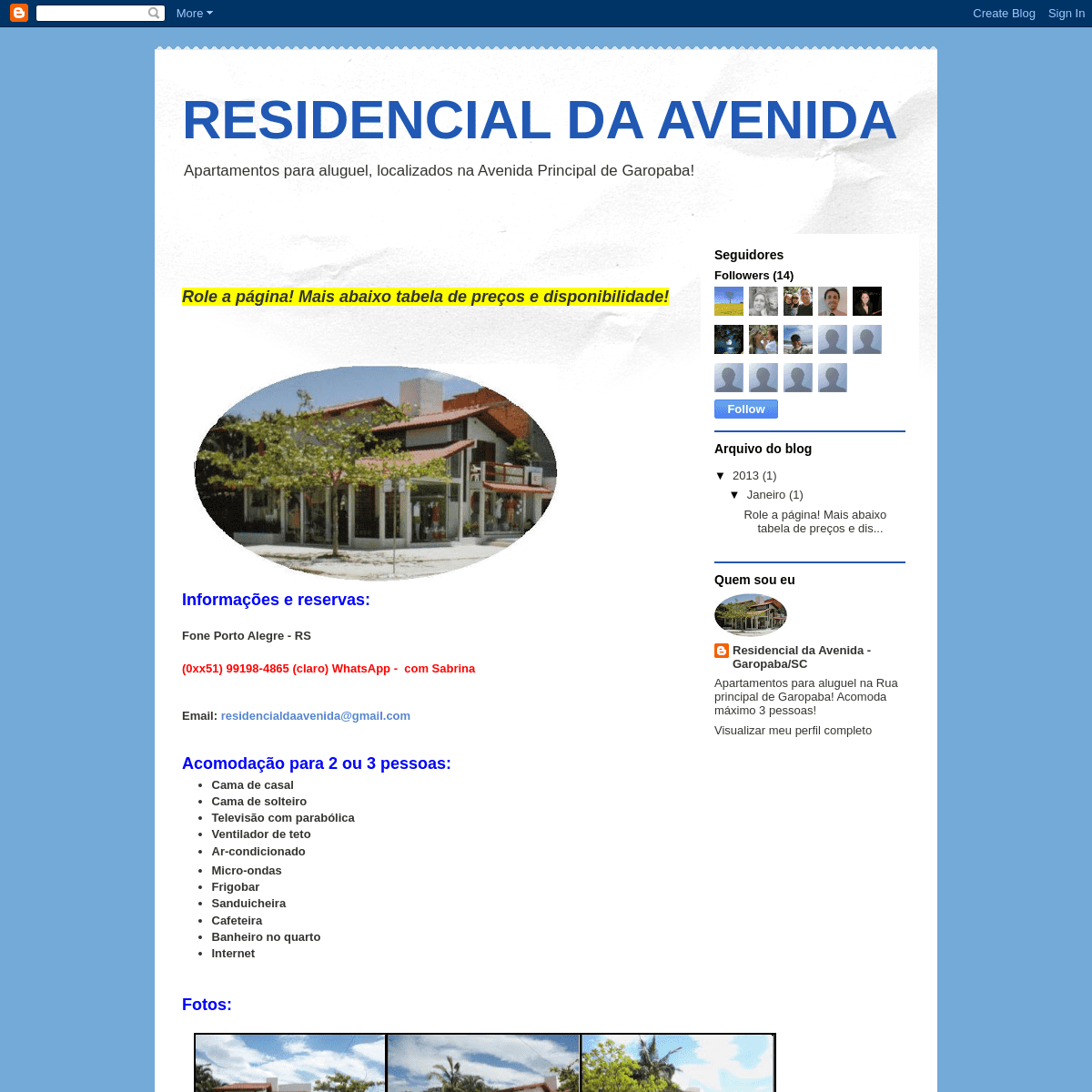 A complete backup of residencialdaavenida.blogspot.com