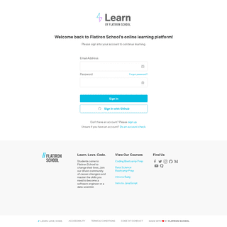 Learn - Sign In