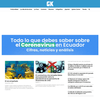 GK - Periodismo de profundidad sobre Ecuador y el mundo.