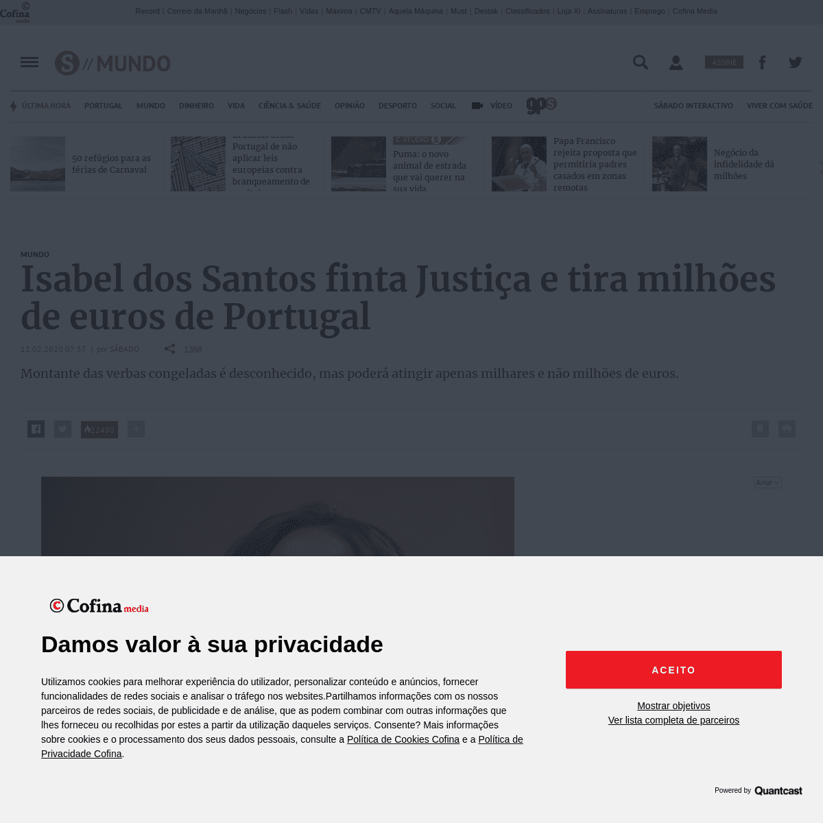 A complete backup of www.sabado.pt/mundo/detalhe/isabel-dos-santos-finta-justica-e-tira-milhoes-de-euros-de-portugal