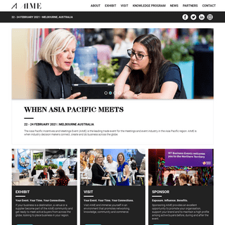 AIME - When Asia Pacific Meets