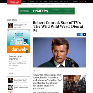 A complete backup of www.hollywoodreporter.com/news/robert-conrad-dead-wild-wild-west-action-star-was-84-1119262