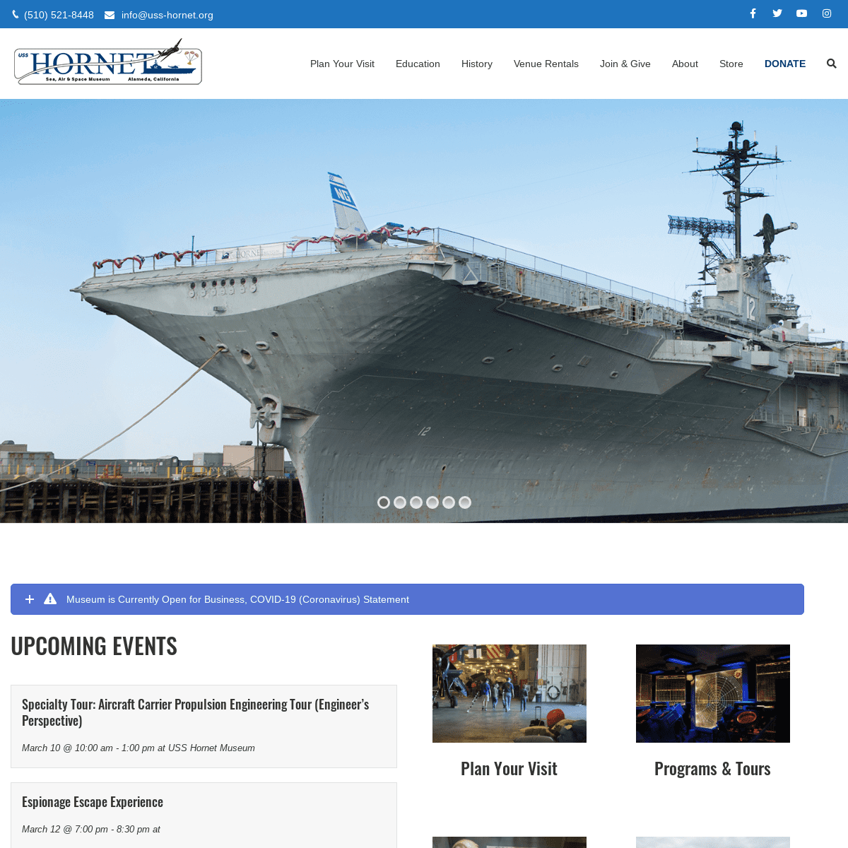 A complete backup of uss-hornet.org