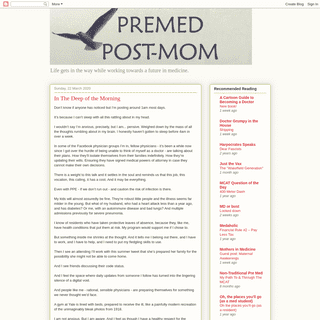 A complete backup of premedpostmom.blogspot.com