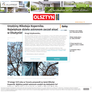 A complete backup of www.se.pl/olsztyn/urodziny-mikolaja-kopernika-najwieksze-dzielo-astronom-zaczal-pisac-w-olsztynie-aa-bDvs-d