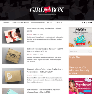 A complete backup of girlmeetsbox.com