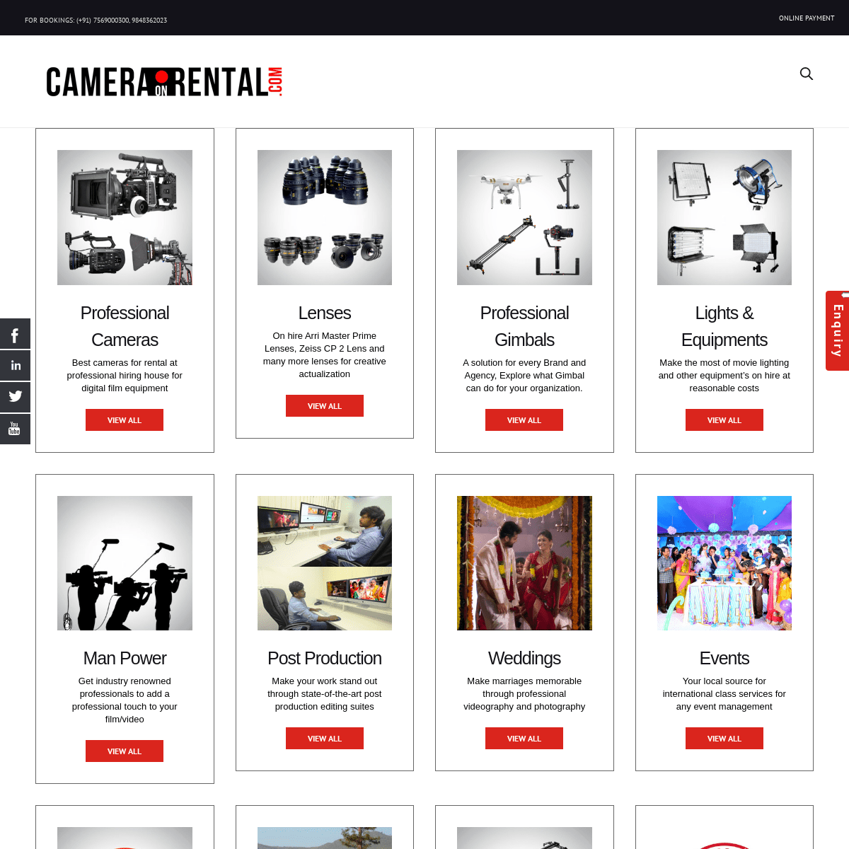 A complete backup of cameraonrental.com
