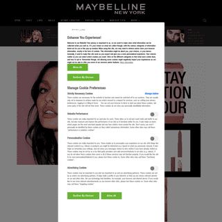 A complete backup of maybelline.co.uk