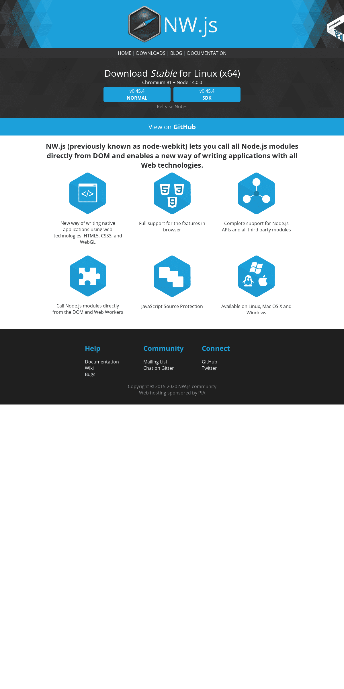 A complete backup of nwjs.io
