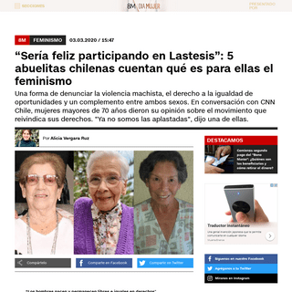 A complete backup of www.cnnchile.com/8m/abuelas-chilenas-que-es-el-feminismo_20200303/