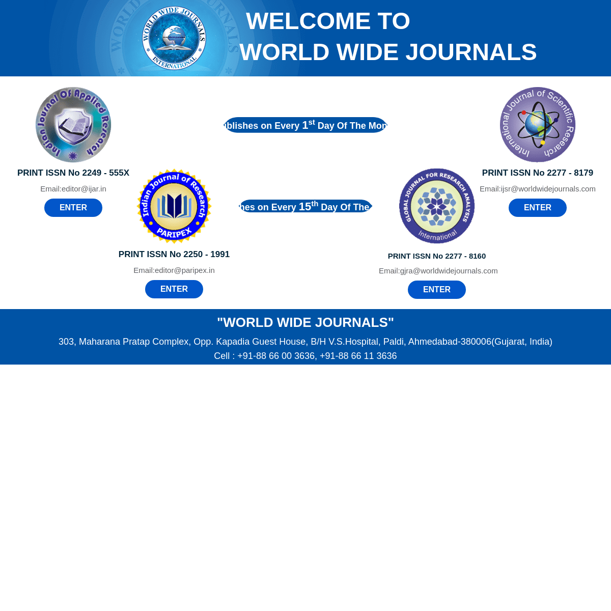 A complete backup of worldwidejournals.com