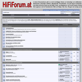 A complete backup of hififorum.at