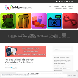 A complete backup of indianvagabond.com