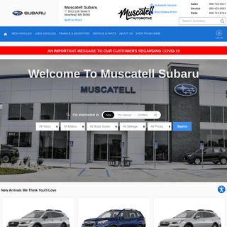 New 2020 Subaru & Used Car Dealer in Moorhead, MN