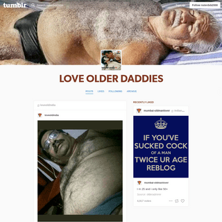 LOVE OLDER DADDIES