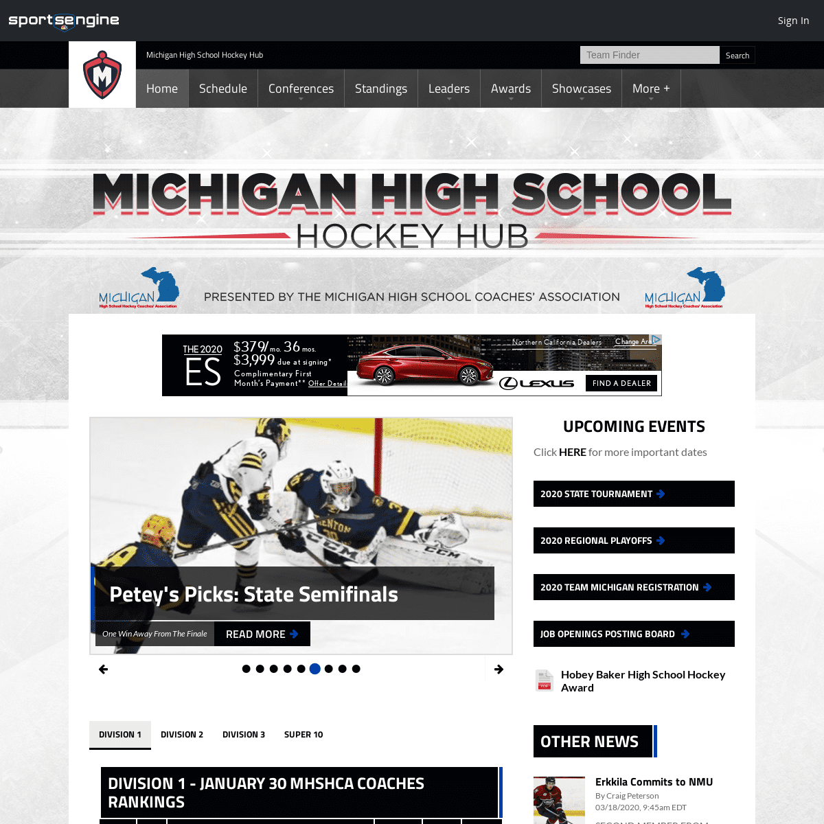 A complete backup of mihshockeyhub.com