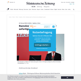 A complete backup of www.sueddeutsche.de/politik/koalition-erfurt-ramelow-warnt-vor-langem-stillstand-bei-sofortigen-neuwahlen-d