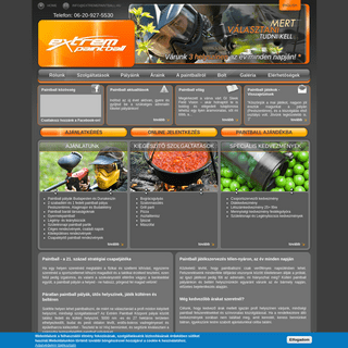 A complete backup of extremepaintball.hu