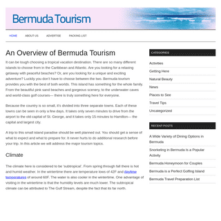 A complete backup of bermudatourism.org