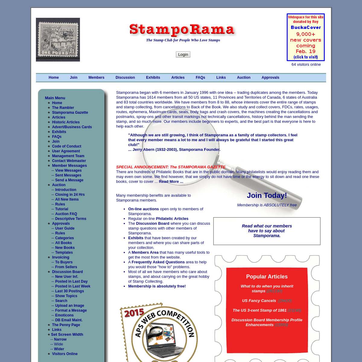 A complete backup of stamporama.com